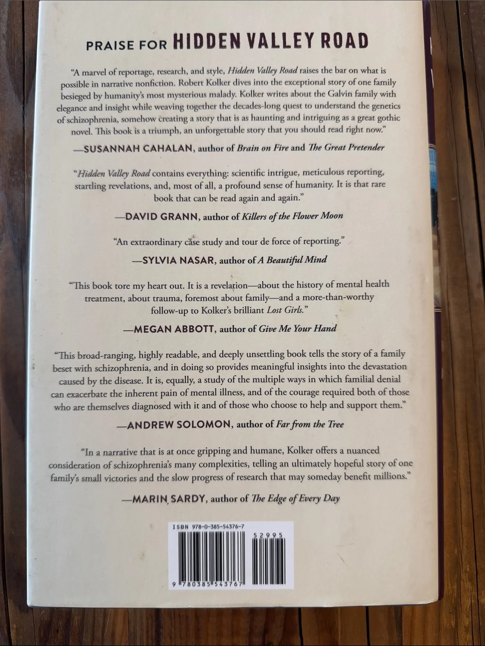 New Hardcover Book Hidden Valley Road by Robert Kolker - Picture 2 of 3